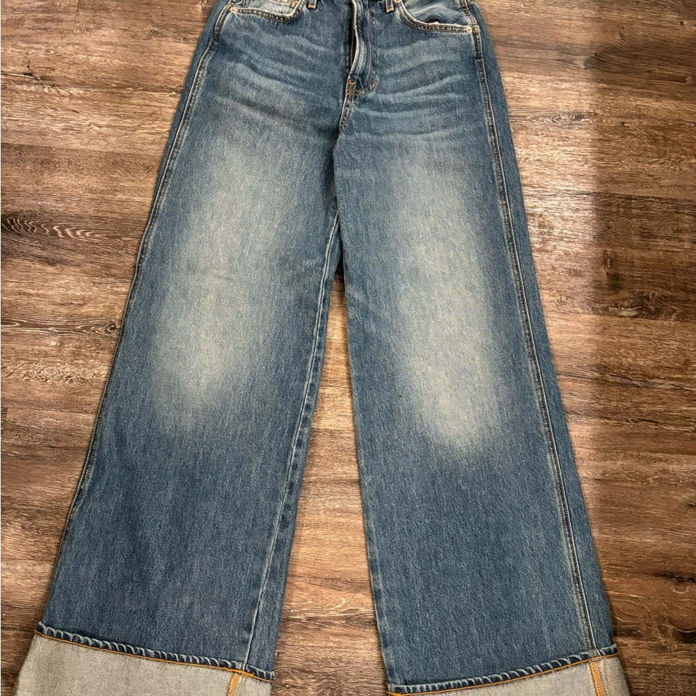 Veronica Beard high rise Taylor relaxed wide leg